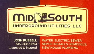 Mid-South Underground Utilities LLC business card
